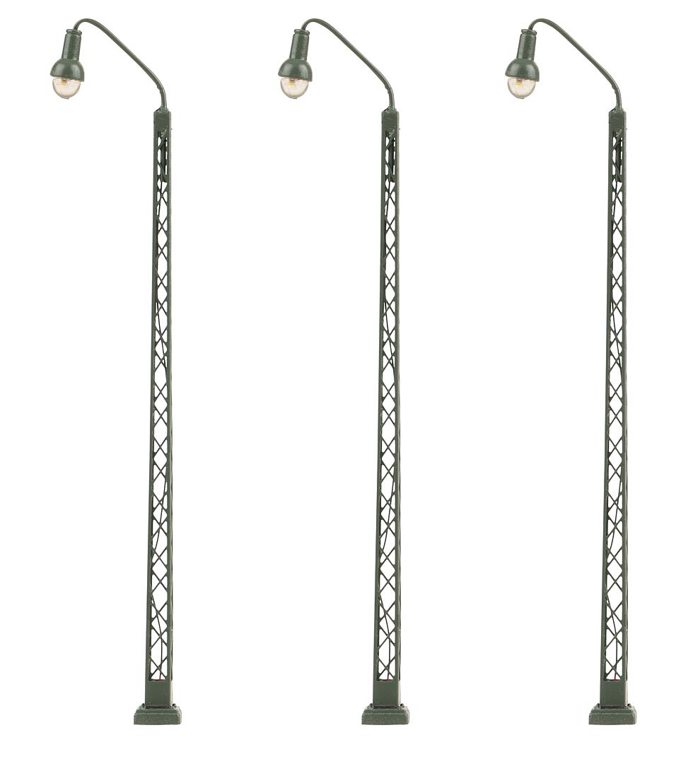 Led-Vakwerkmast-Booglamp Warm Wit 3 Stuks