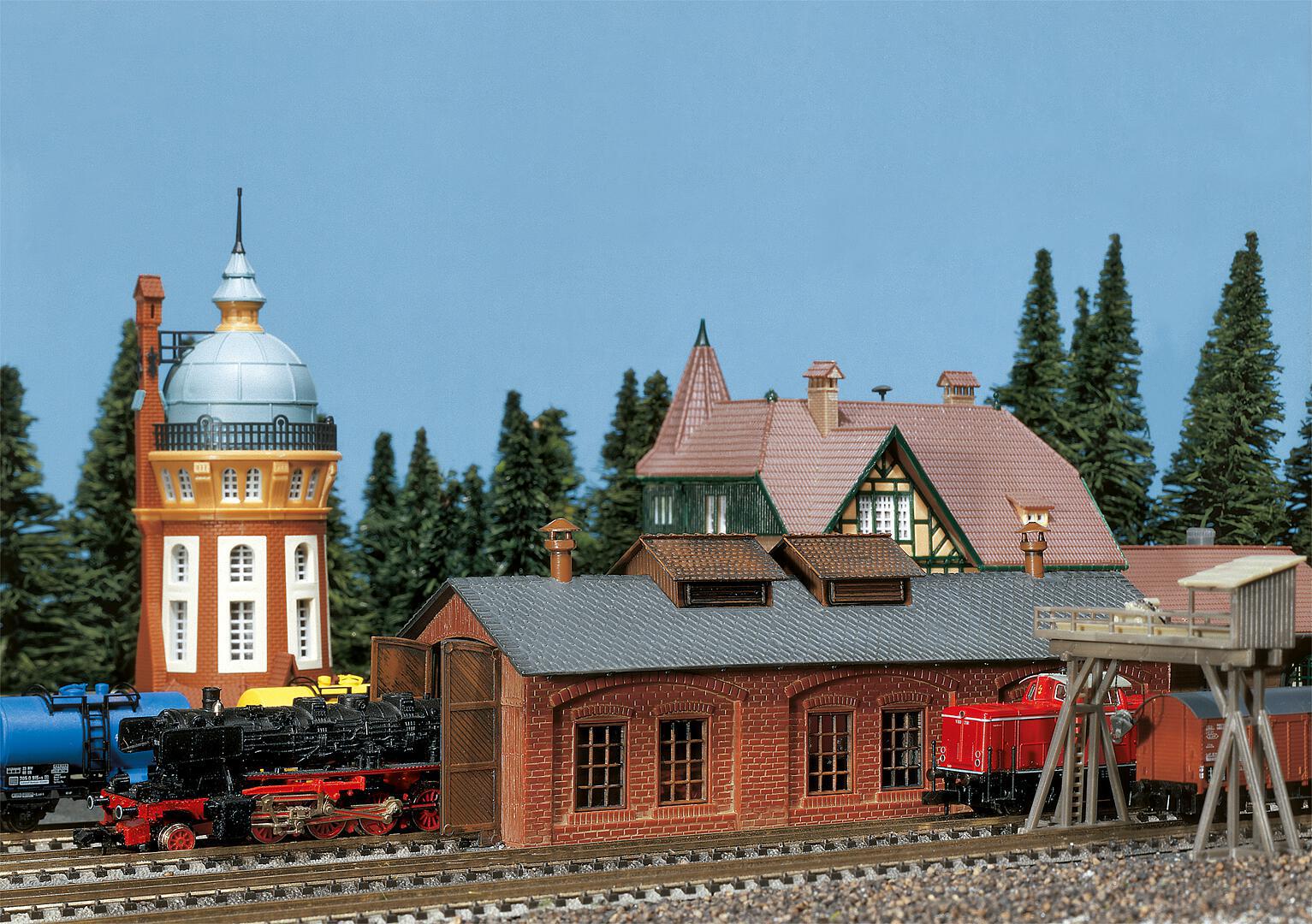 Locomotiefloods Enkelsporig