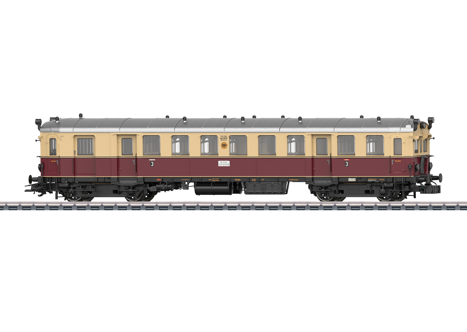 Märklin 39852 – DRG eLT 1126 met eLS 2126 elektrisch treinstel – Sound – AC/3-rail – Tijdperk II – H0