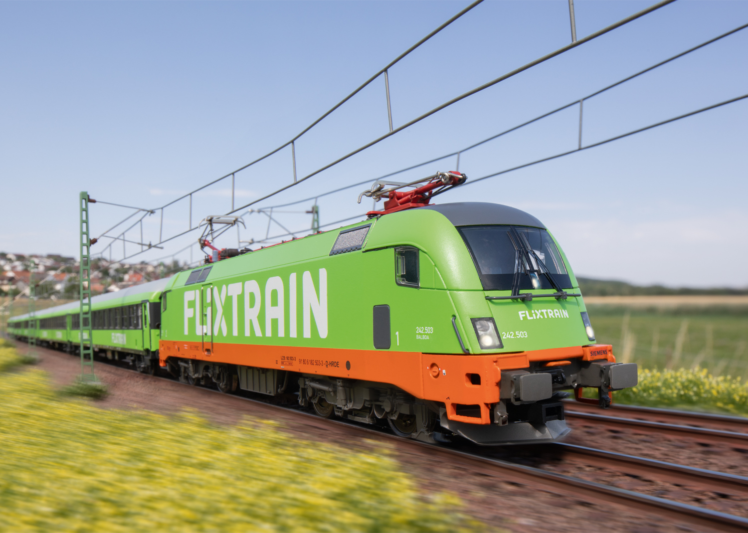 Märklin - Elektrische locomotief BR 242.503 FlixTrain MHI-versie (Spoor H0) 39872