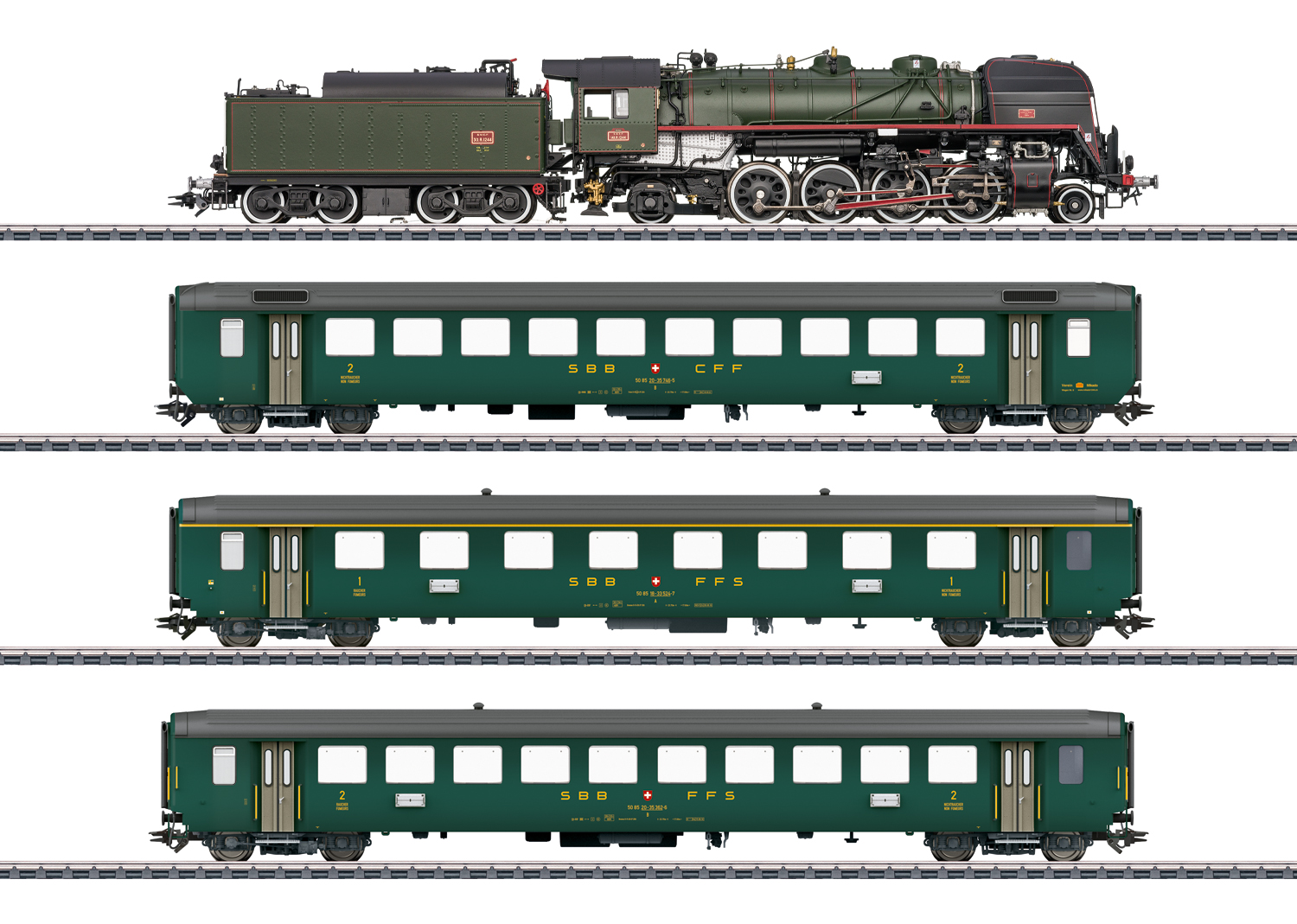 Märklin - Treinset met stoom locomotief 141.R (Spoor H0) 26141