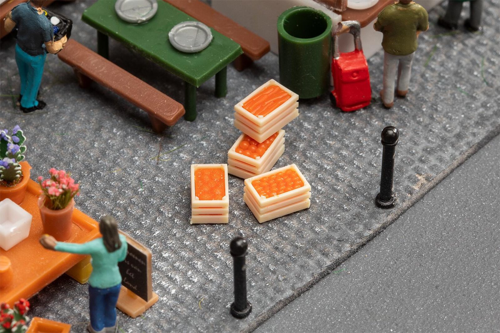 Marktkratten Met Groenten 4 St.
