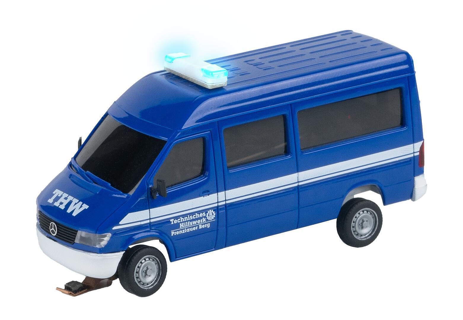 Mb Sprinter """"Thw"""" Met Blauw Licht (Herpa)
