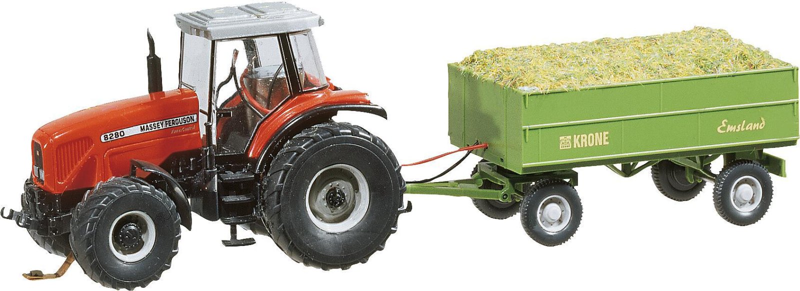 Mf Tractor Met Aanhanger Wiking