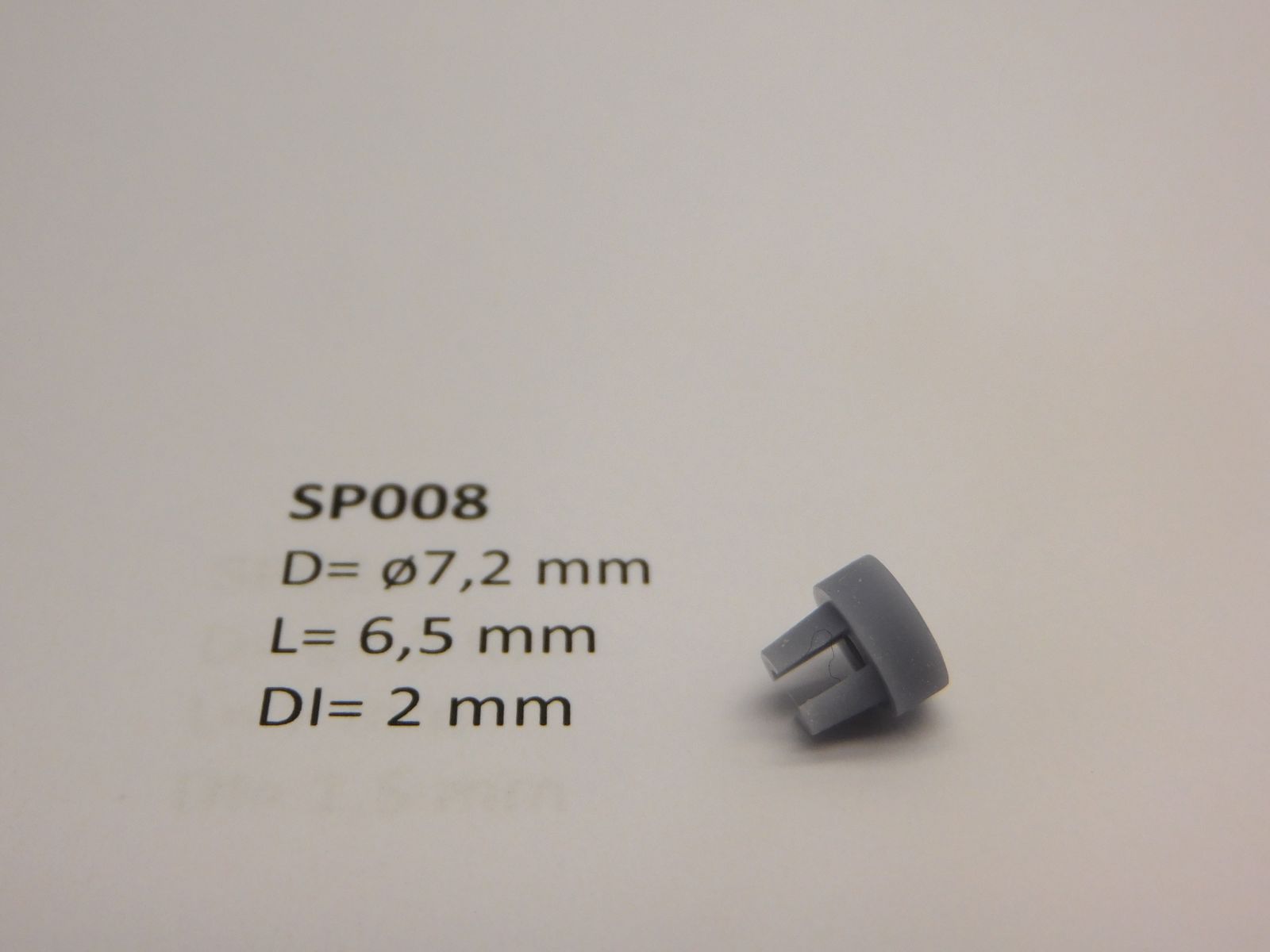 Micromotor.EU SP008 – Cardankoppeling – Ø 7,2 × 6,5 mm – Voor 2 mm as