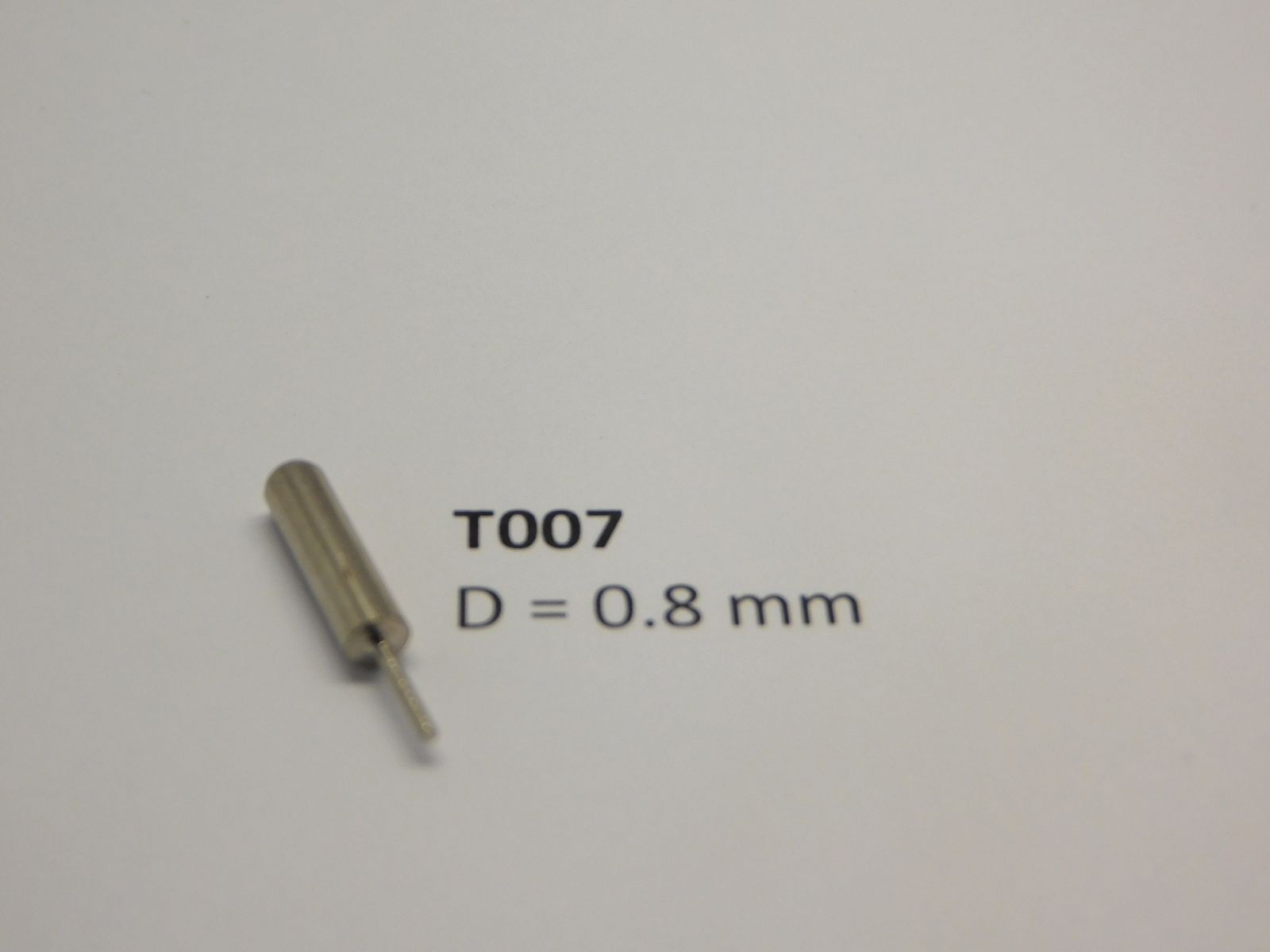 Micromotor.EU T007 – Vervangingsspindel voor T005 – 0,8 mm