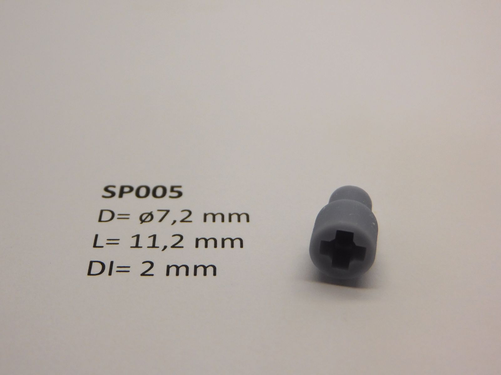 Micromotor.EU SP005 – Cardankoppeling met kruisstuk – Ø 7,2 × 11,2 mm – Voor 2 mm as