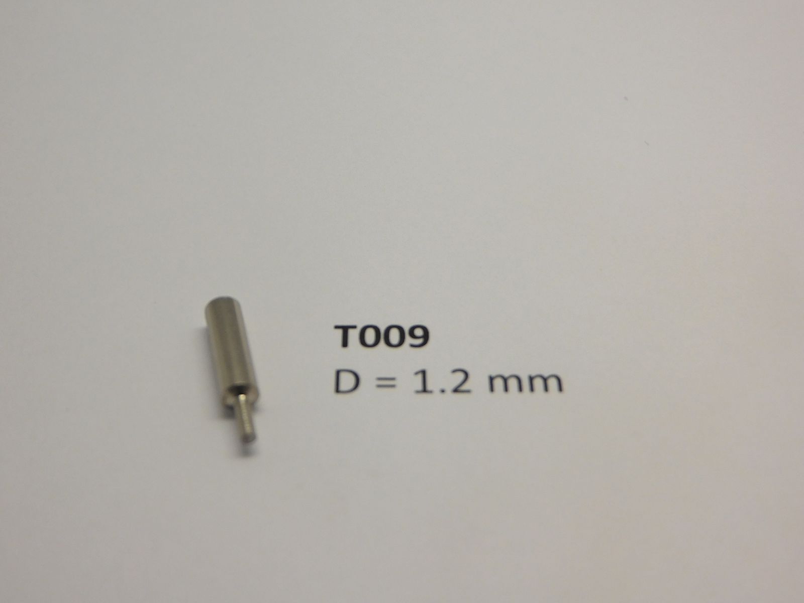 Micromotor.EU T009 – Vervangingsspindel voor T005 – 1,2 mm
