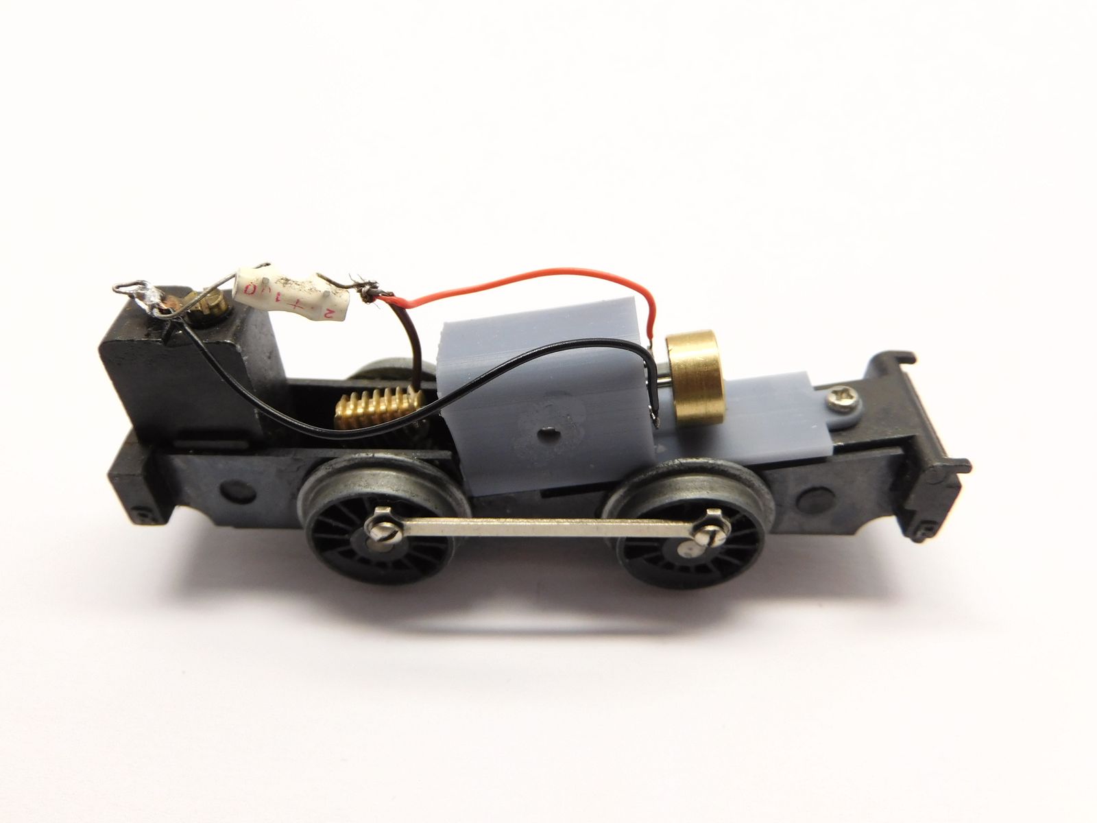Micromotor.EU T010C – Ombouwmotor voor Hornby X04 – Met vliegwiel en wormwiel – OO