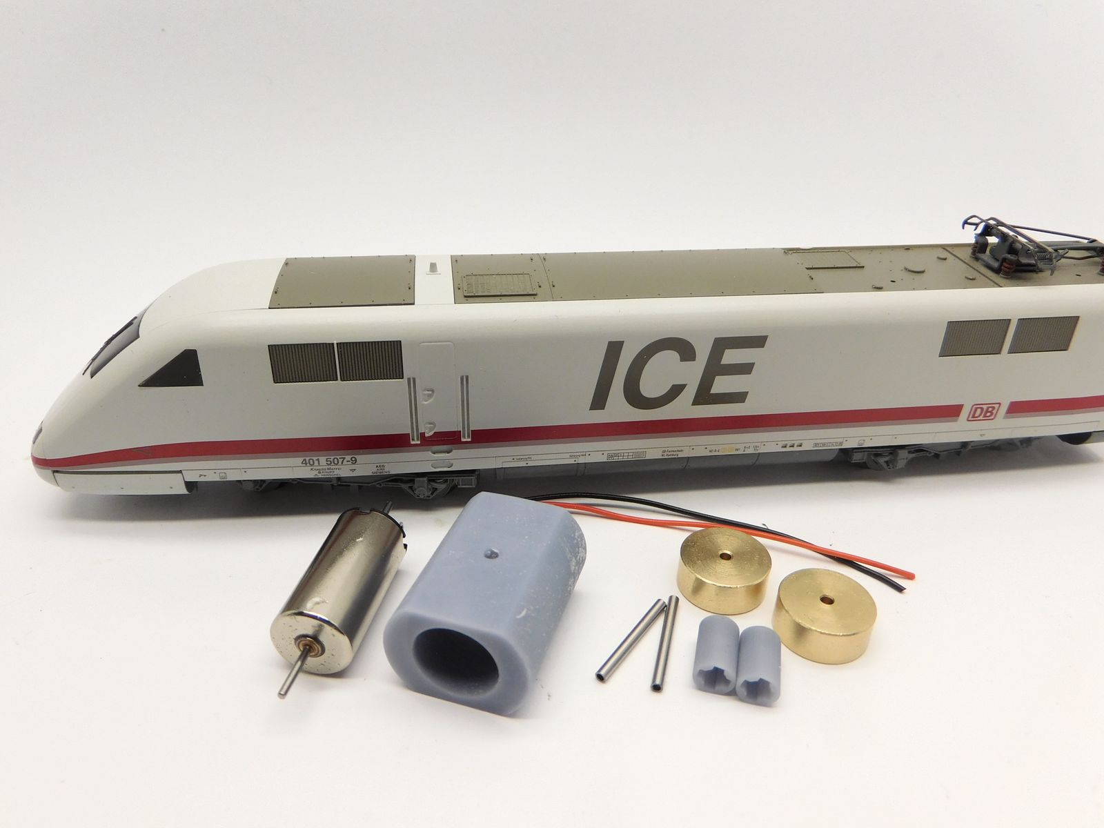 Micromotor.EU TTI002C – Ombouwmotor voor Tillig ICE1 (oude uitvoering) – Met vliegwiel en wormwiel – TT