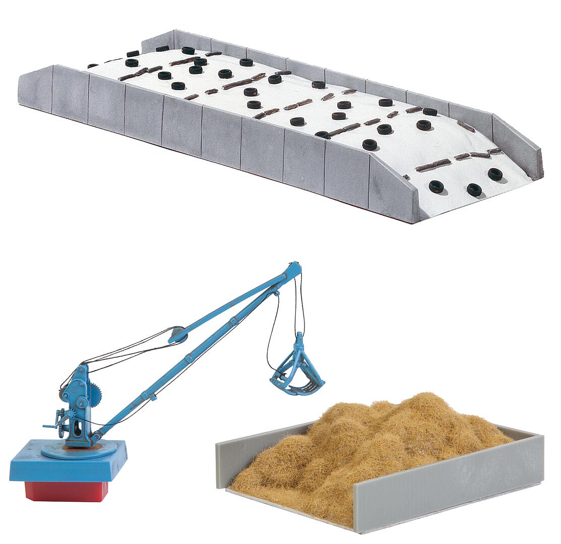 Mobiele Silo Met Mesthoop Met Kraan