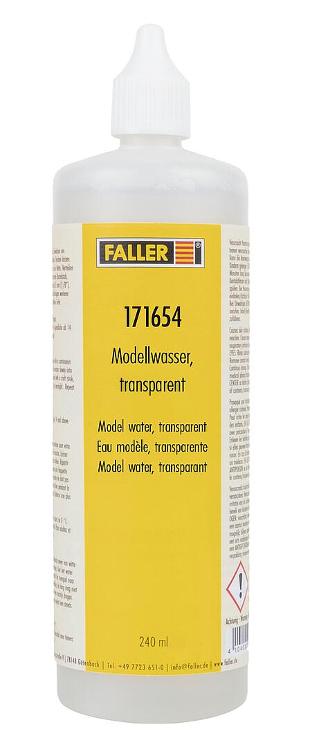 Modellwasser, Transparent