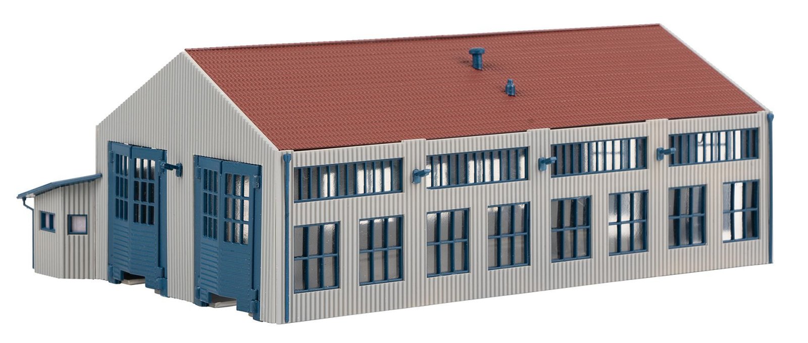 Moderne Locomotiefloods Tweesporig
