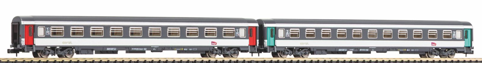 N-2er Set Abteilwg. 1.Kl.+ 2.Kl. SNCF VI