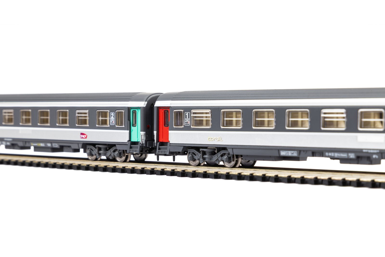 N-2er Set Abteilwg. 1.Kl.+ 2.Kl. SNCF VI