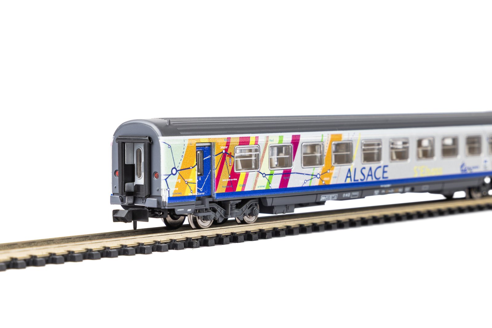 N-2er Set Corailwg. ALSACE 1.+2.Kl. SNCF VI