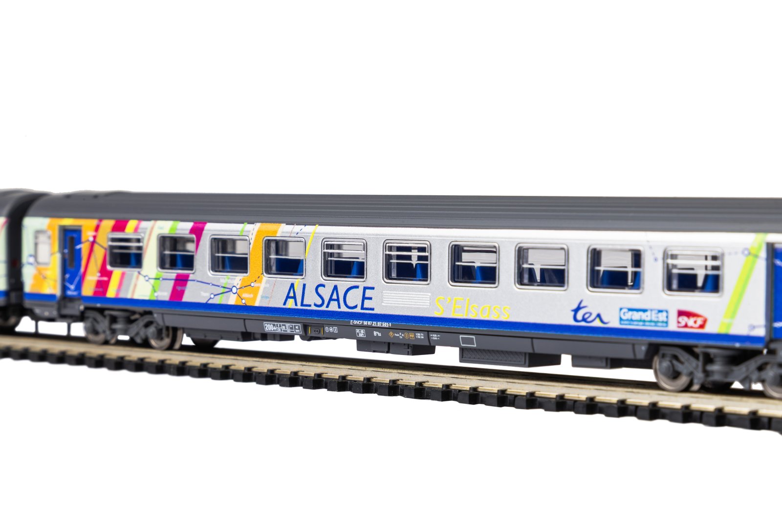 N-2er Set Corailwg. ALSACE 2x 2.Kl. SNCF VI