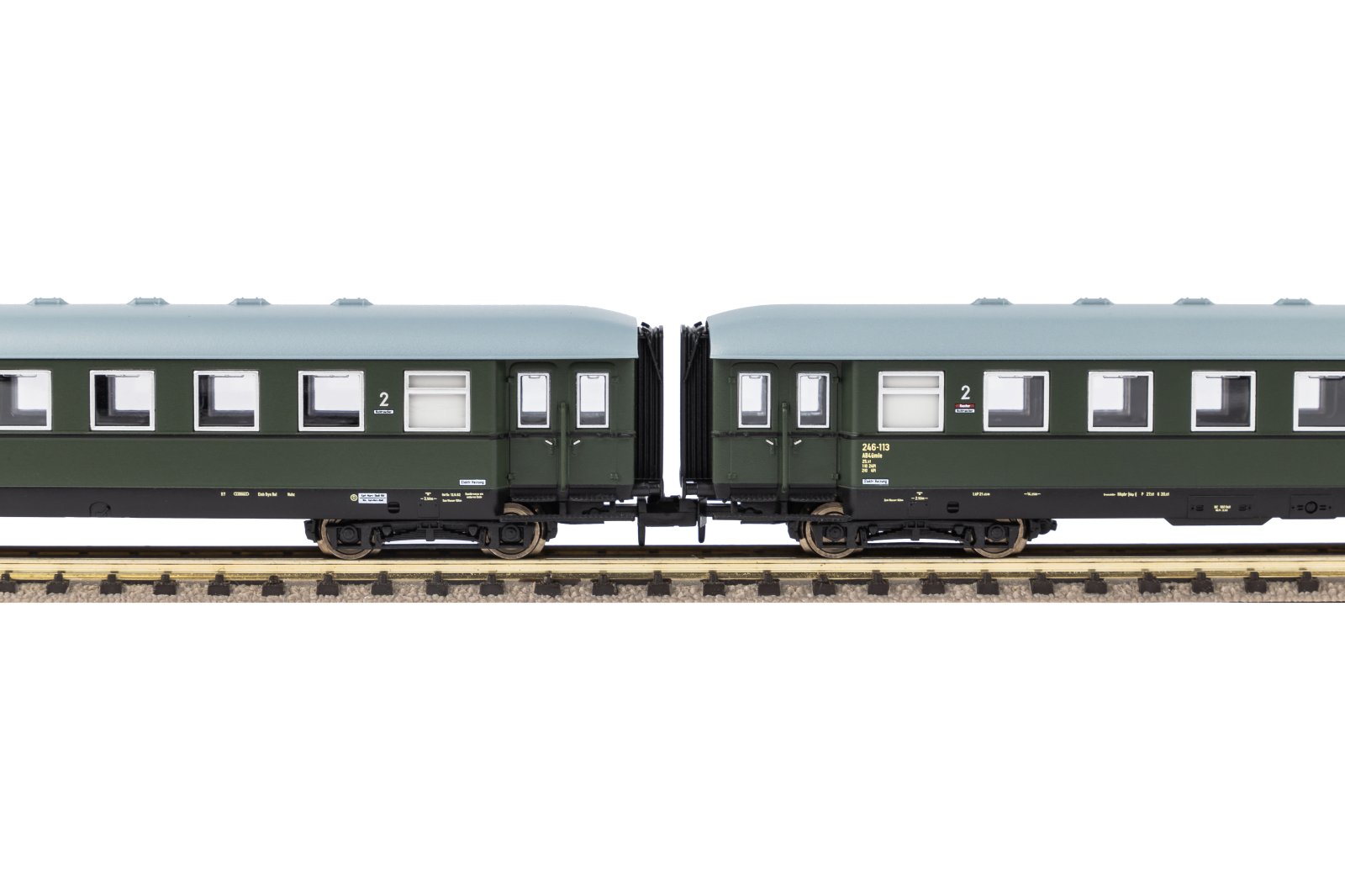 N-2er Set Schürzeneilzugwg. 1./2. Kl. + 2. Kl. DR III