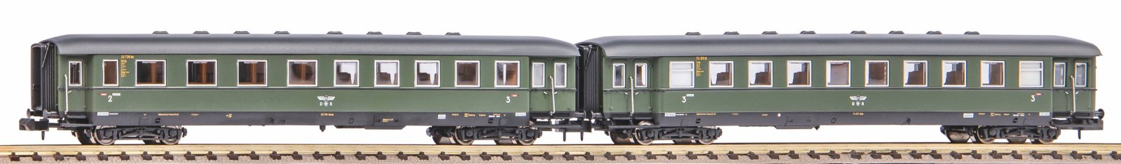 N-2er Set Schürzeneilzugwg. 2./3. Kl. und 3. Kl. DRB II