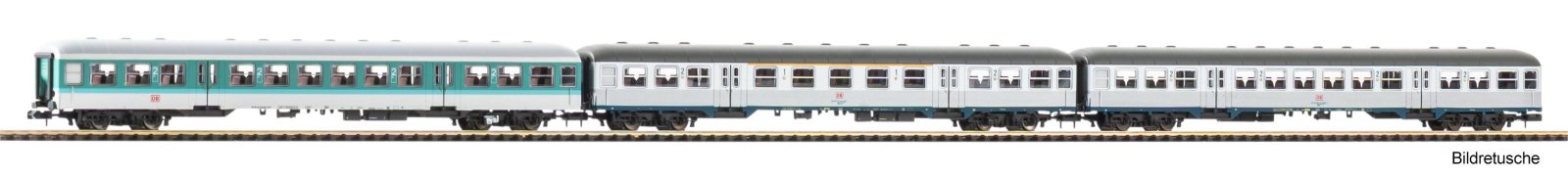 N-3er Set Personenwg. Silberling 1x Mint + 2x Silber DB AG, V