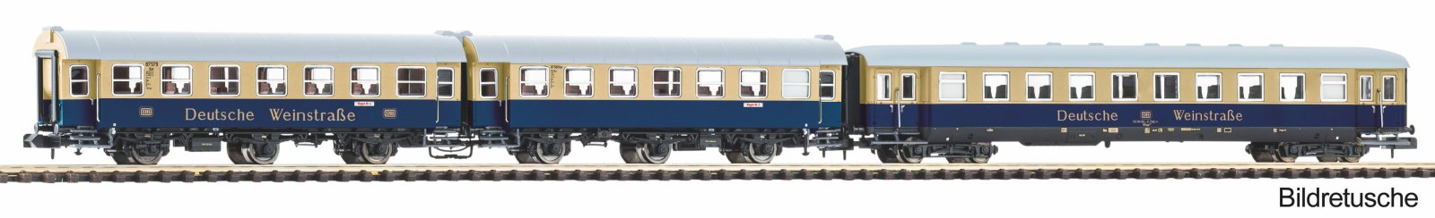 N-3er Set Umbauwg.+ Schürzeneilzugwg. Weinstraße DB IV