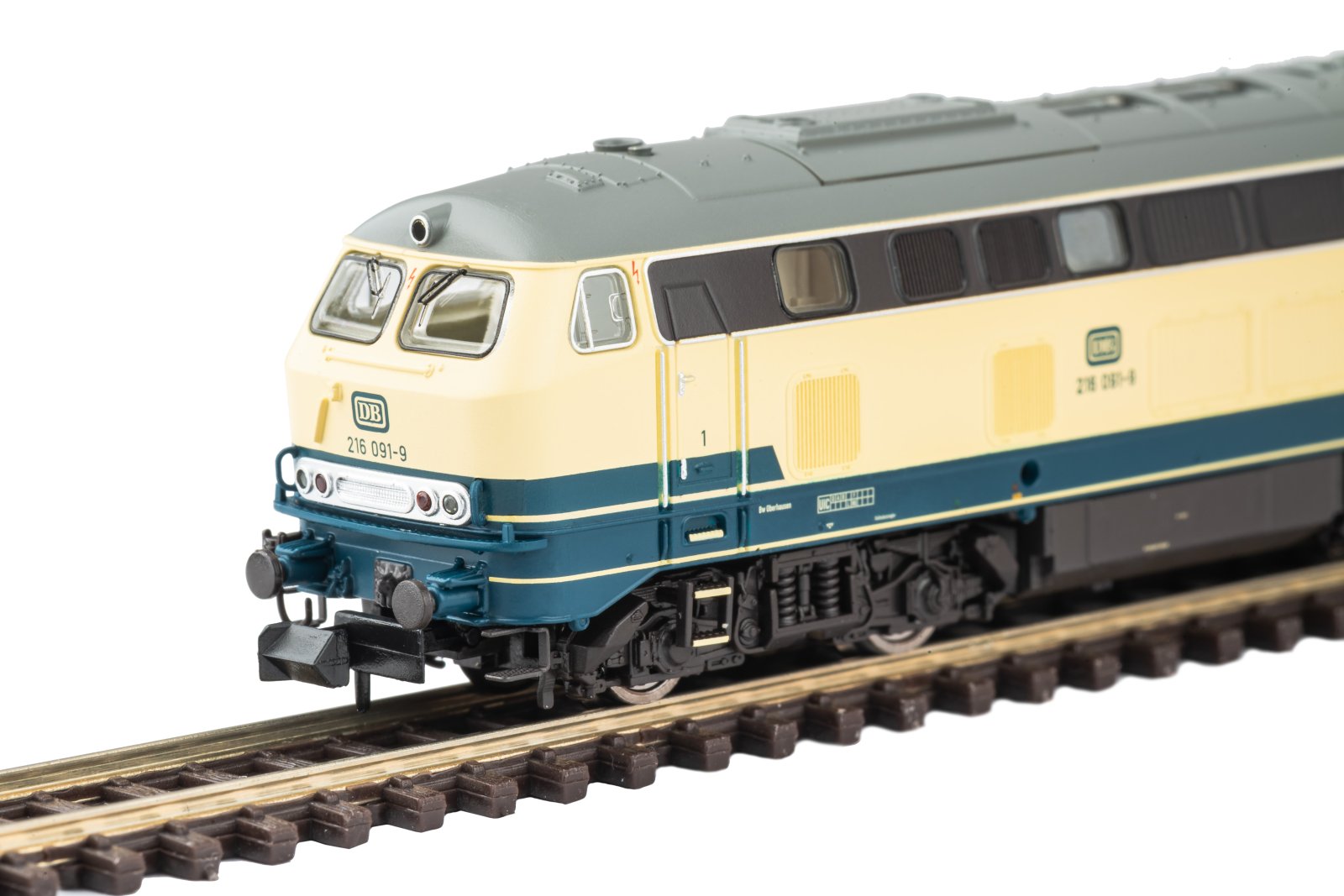 N-Diesellok BR 216 blau beige DB IV + DSS Next18