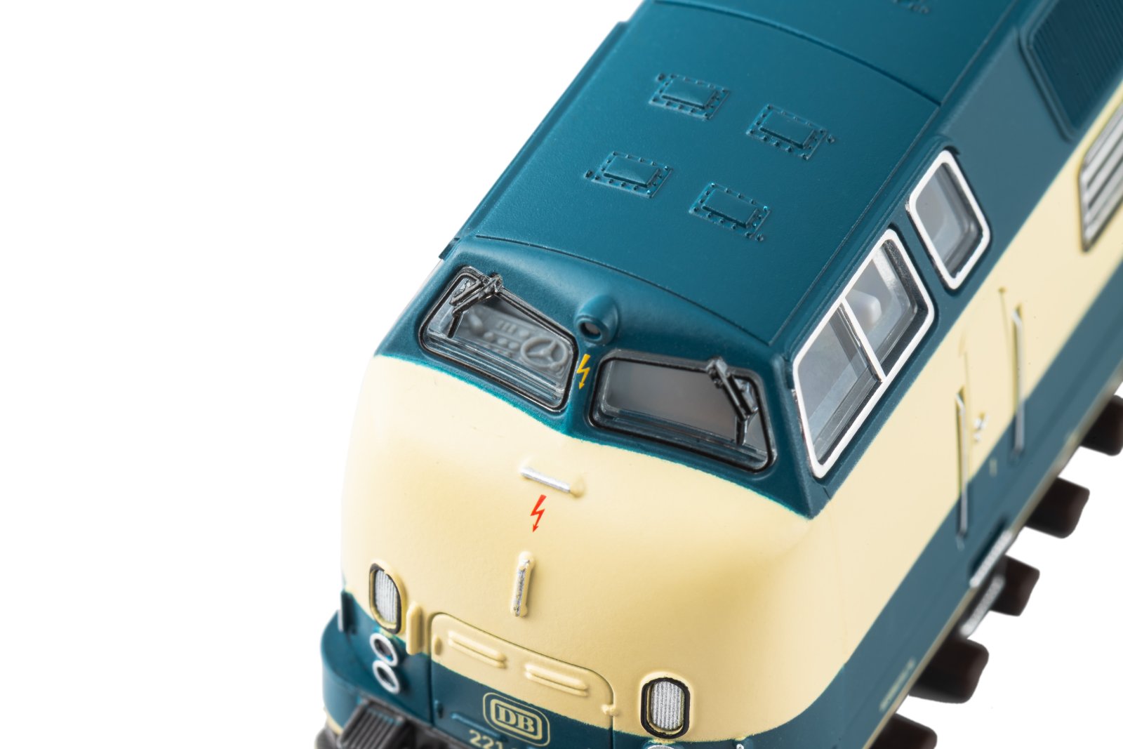 N-Diesellok BR 221 blau beige DB IV + DSS Next18