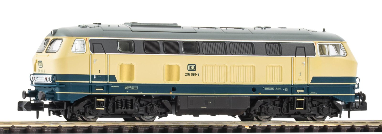 N-Diesellok/Sound BR 216 blau beige DB IV + Next18 Dec.