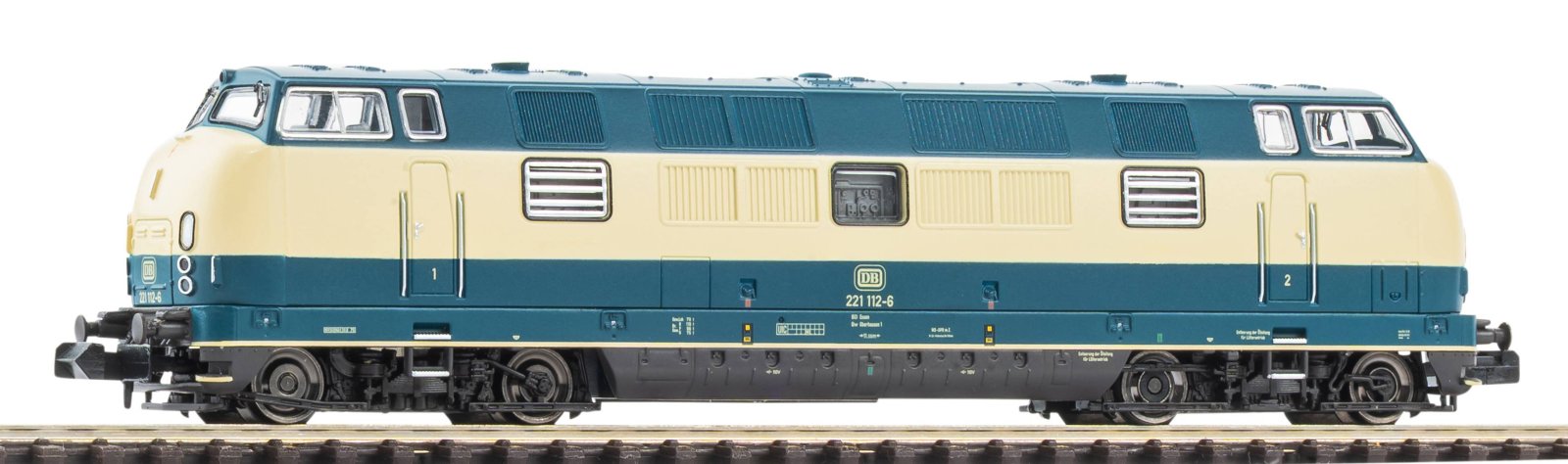 N-Diesellok/Sound BR 221 blau beige DB IV + Next18 Dec.