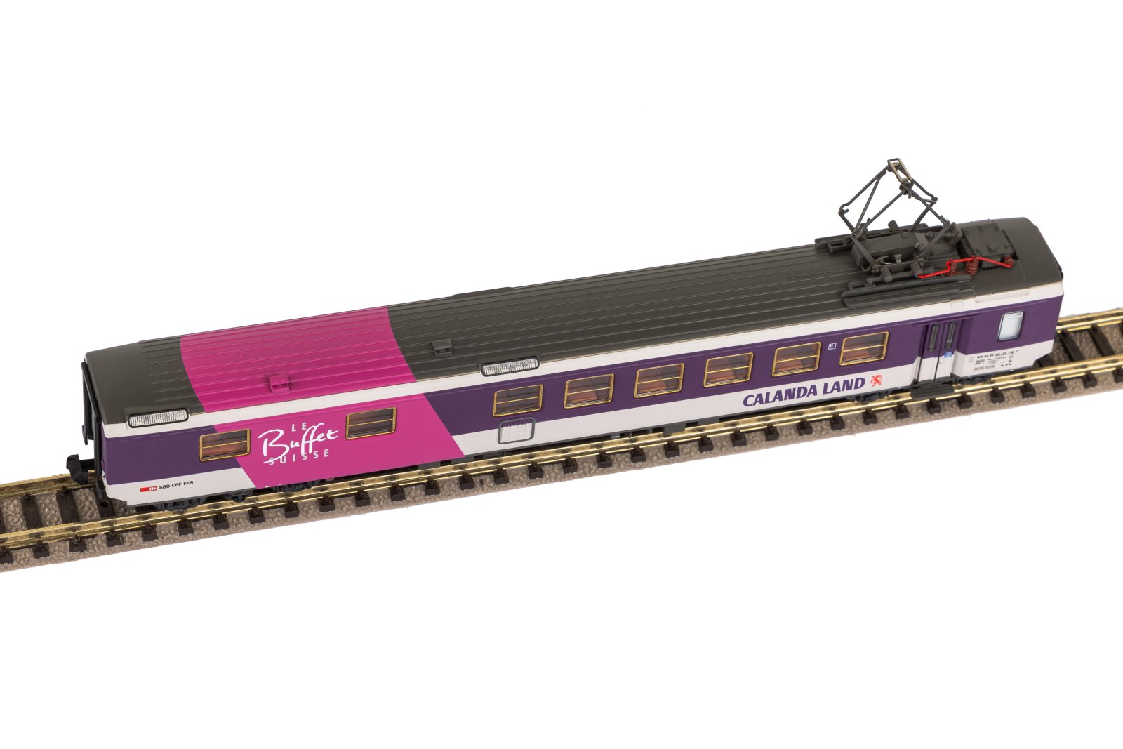 N-Personenwg. Speisewg. EWI  "Calanda Land"  SBB IV