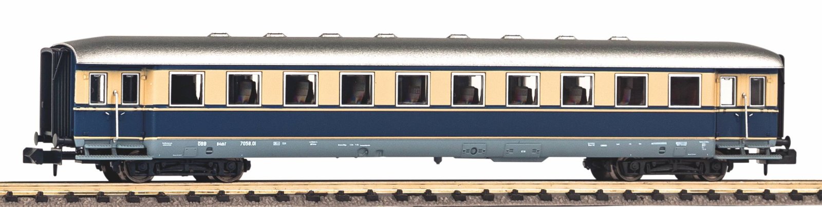 N-Schürzeneilzugwg. Beigeblau ÖBB III