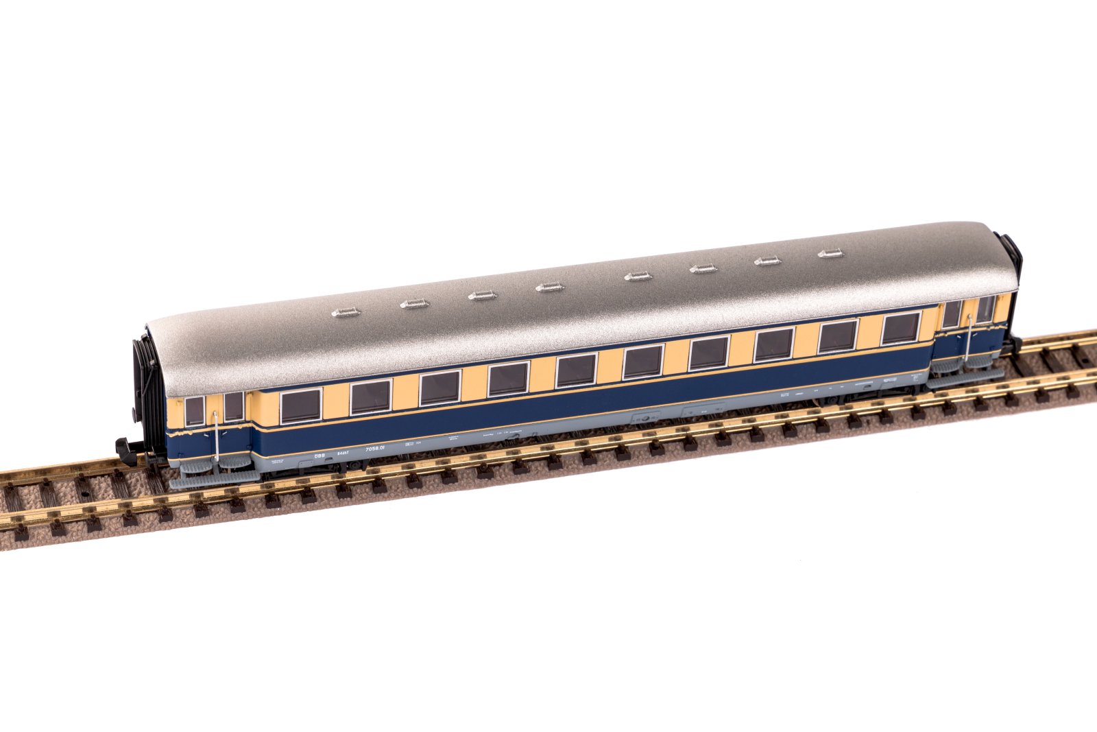 N-Schürzeneilzugwg. Beigeblau ÖBB III