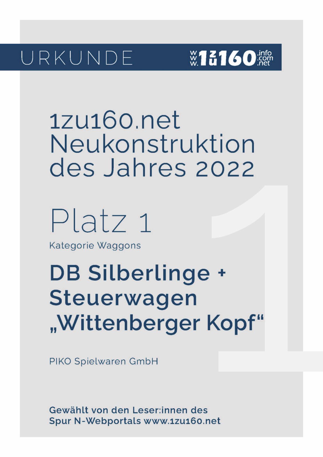 N-Steuerwg. Wittenberger mintgrün DB AG V