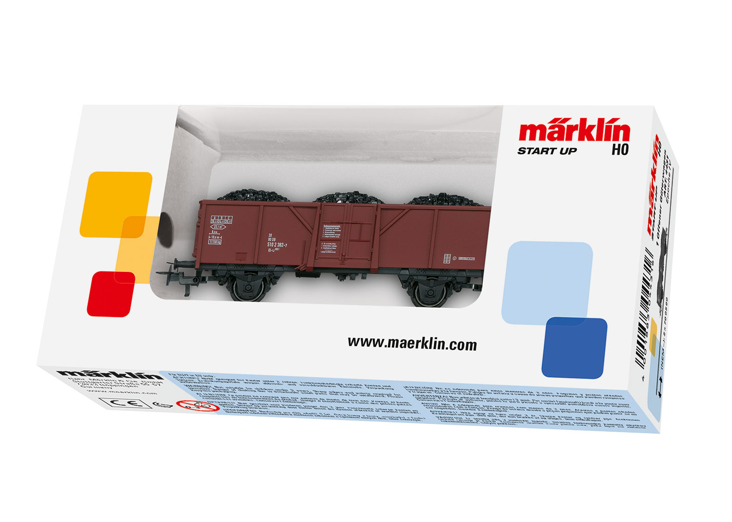 Offener Güterwagen m.Kohleb.