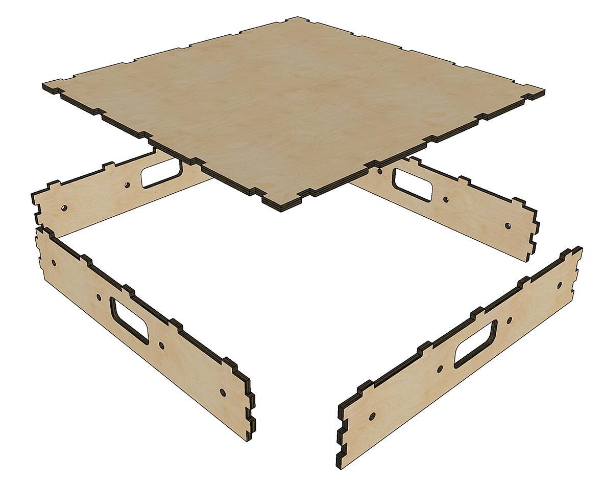 Onderconstructie Systeem, 0,5 M X 0,5 M
