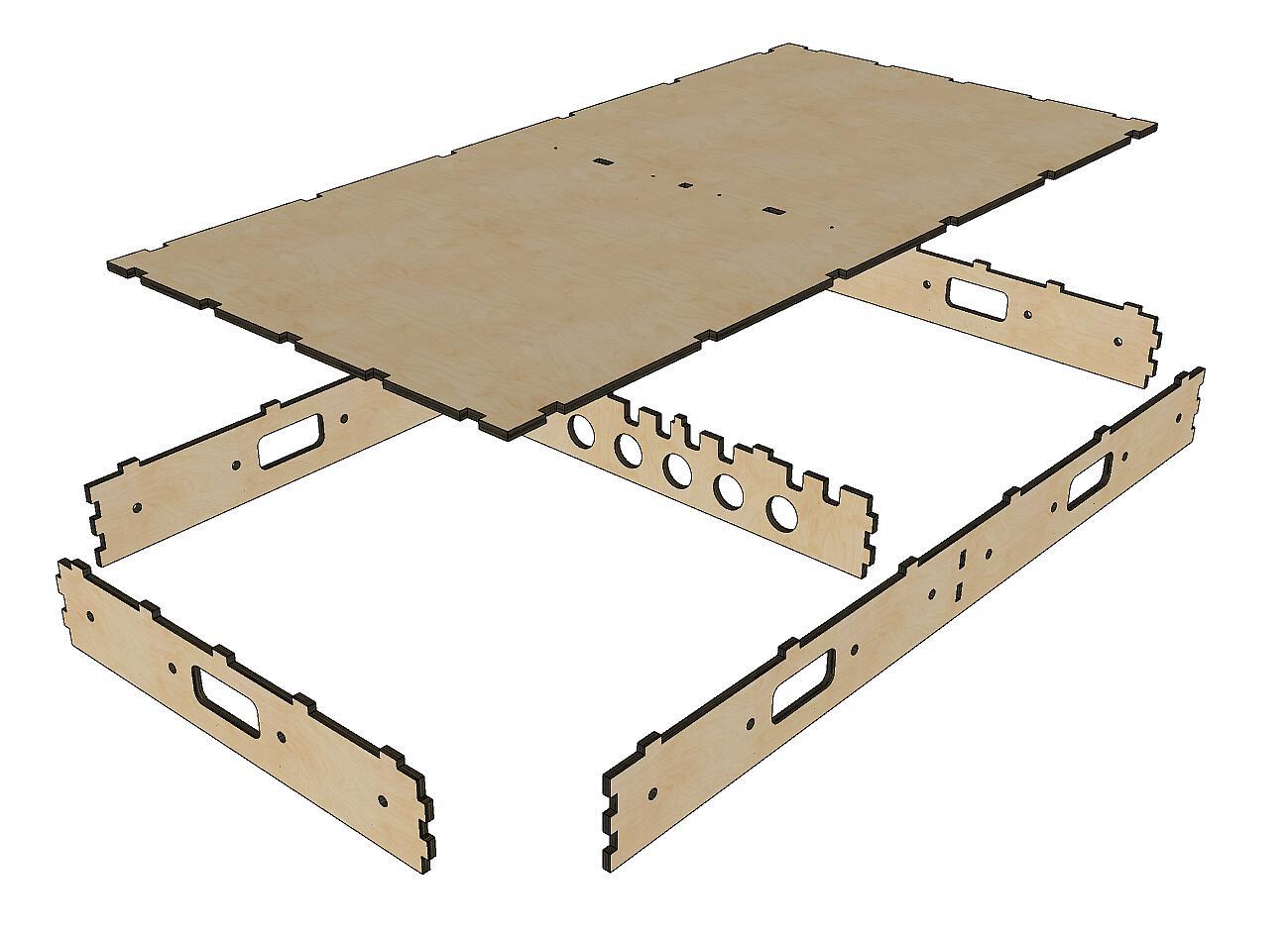 Onderconstructie Systeem, 1 M X 0,5 M