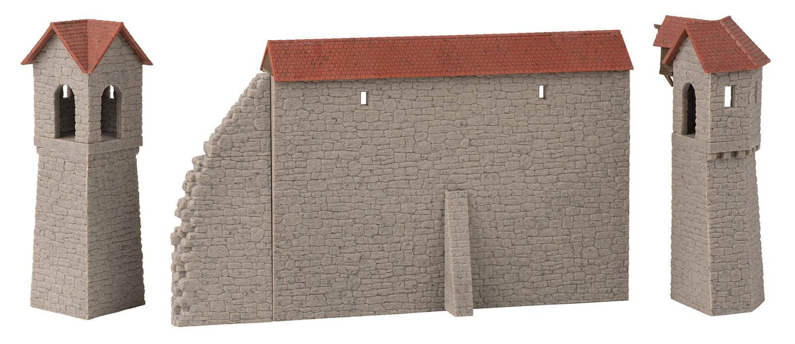 Oude Stadsmuren Set Verdedigingstorens
