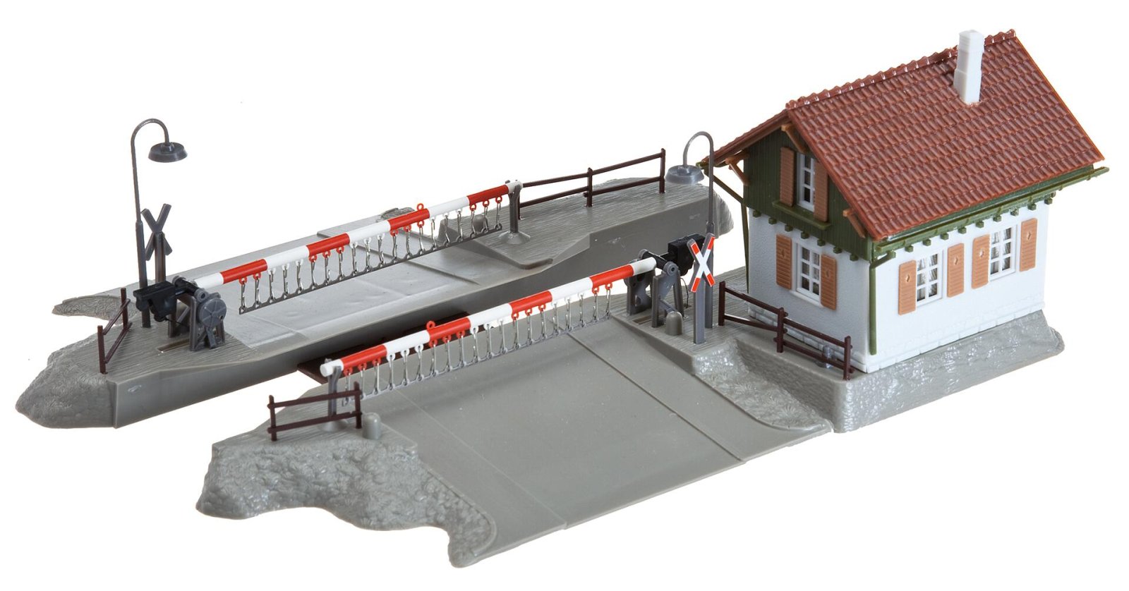 Overweg Met Baanwachtershuisje