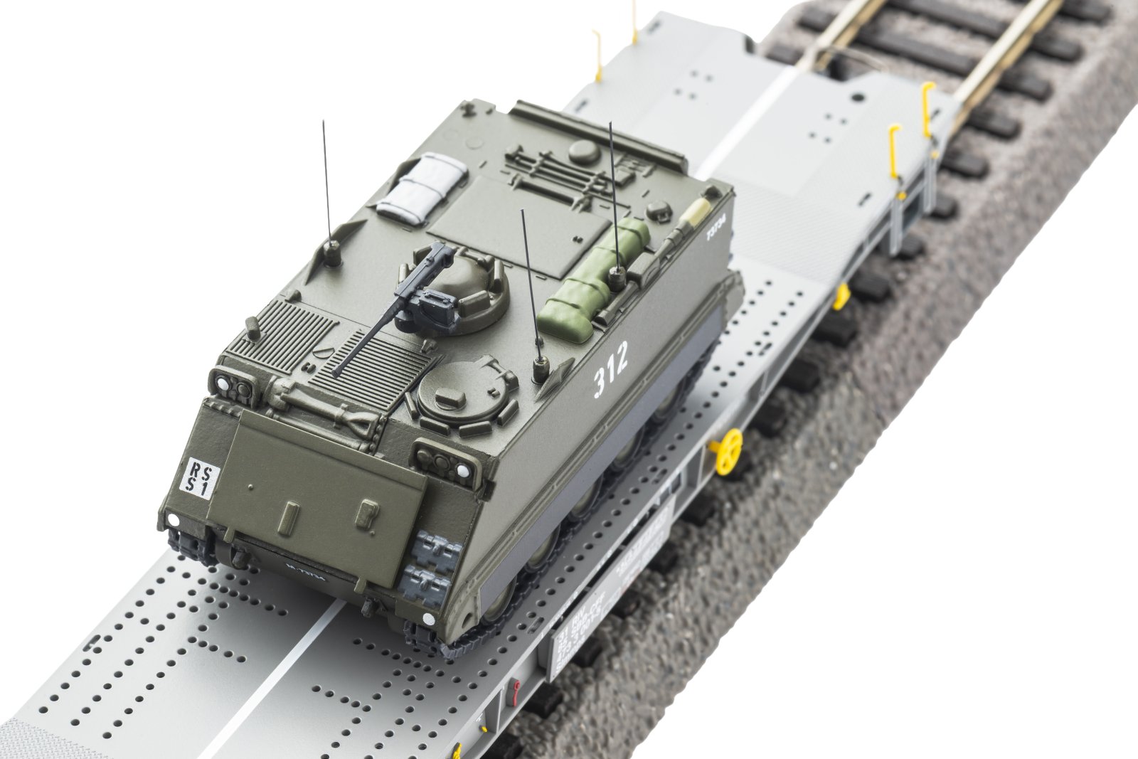 Panzertransportwg. Slmmnps mit M113 Schützenpanzer SBB-CFF V