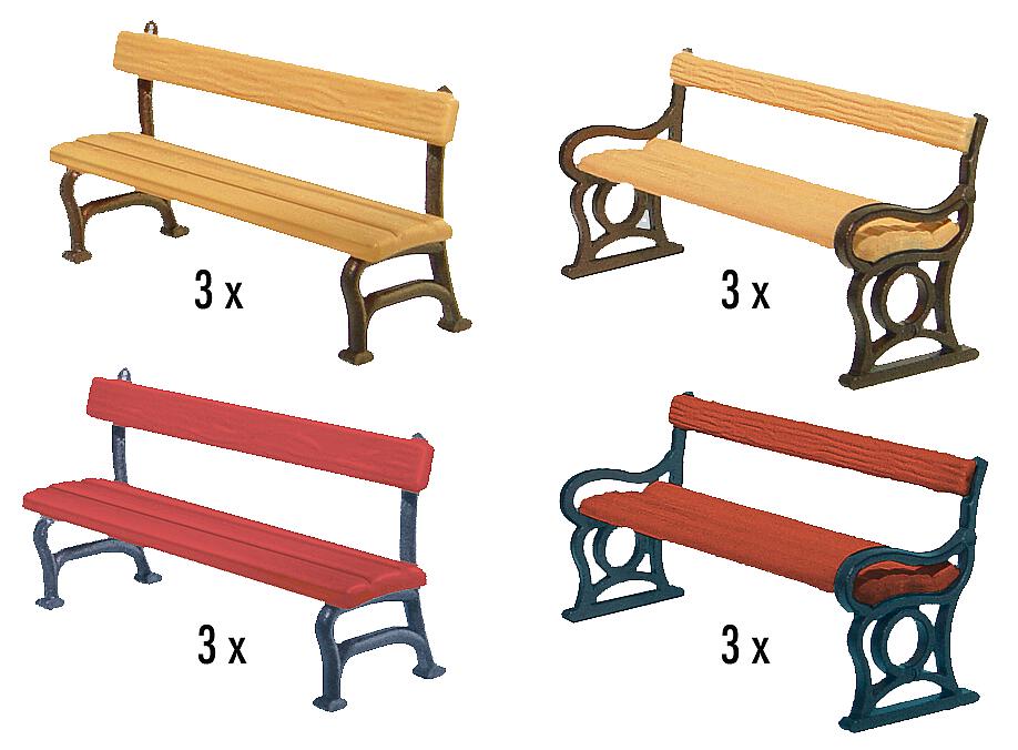 Parkbanken 12 Stuks