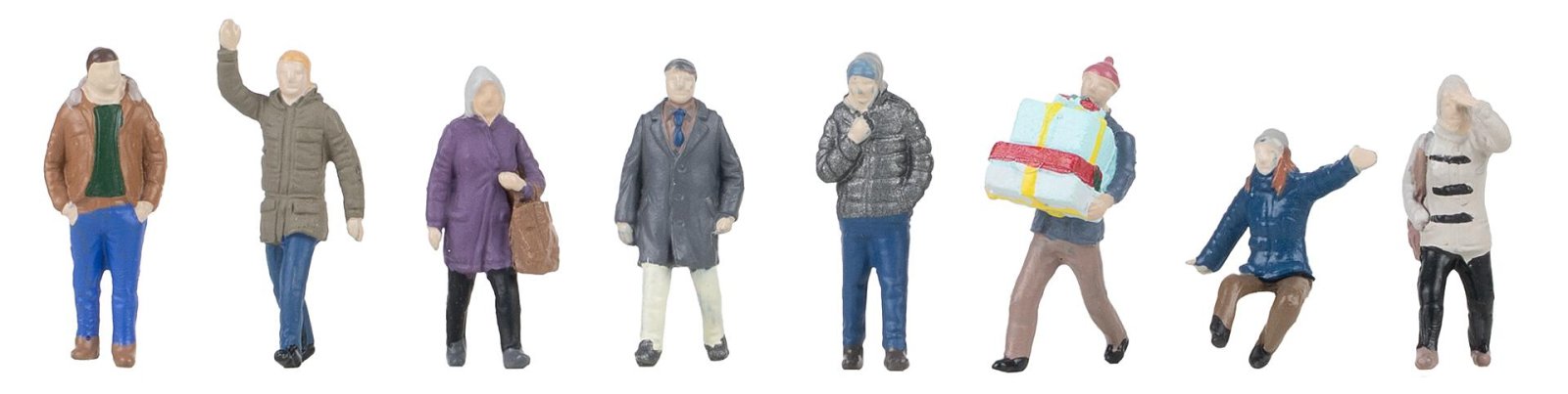 Passers-By In Winter