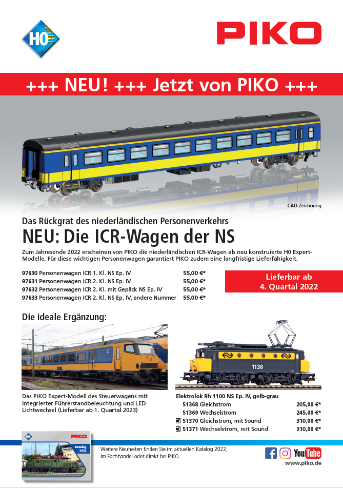 Personenwagen ICR 2. Kl. NS IV