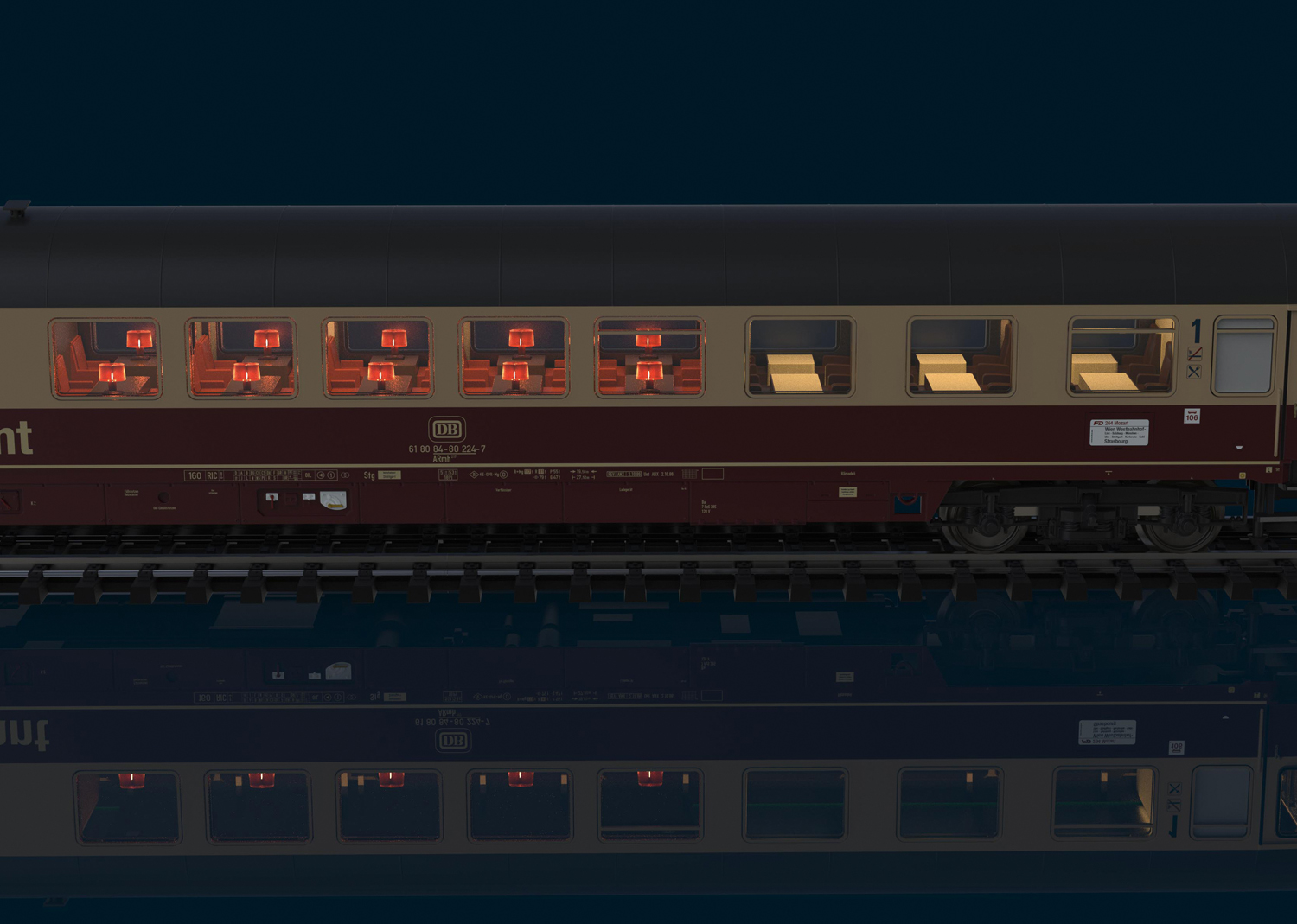 Personenwagen-Set1,FD Mozart