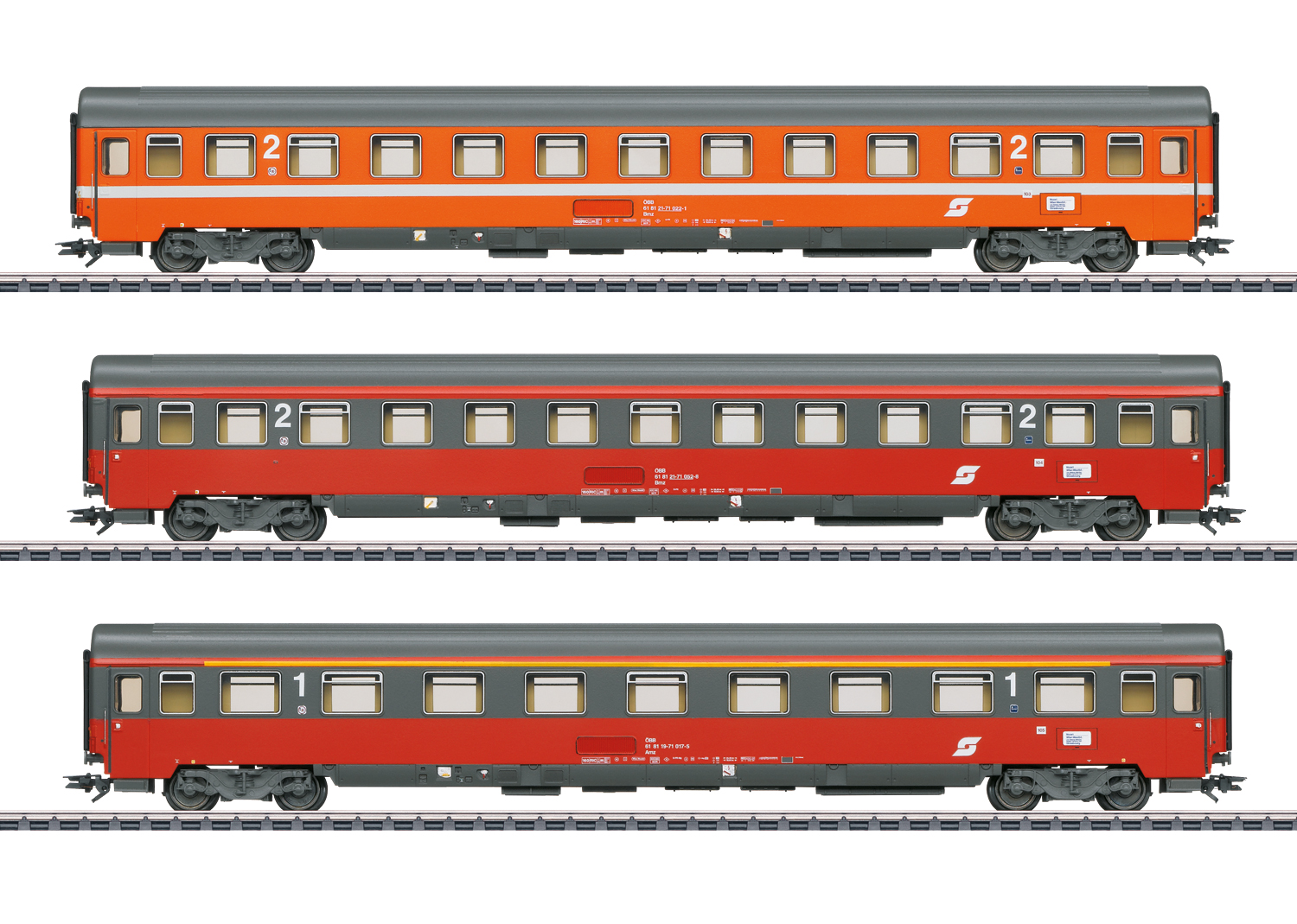Personenwagen-Set2,FD Mozart