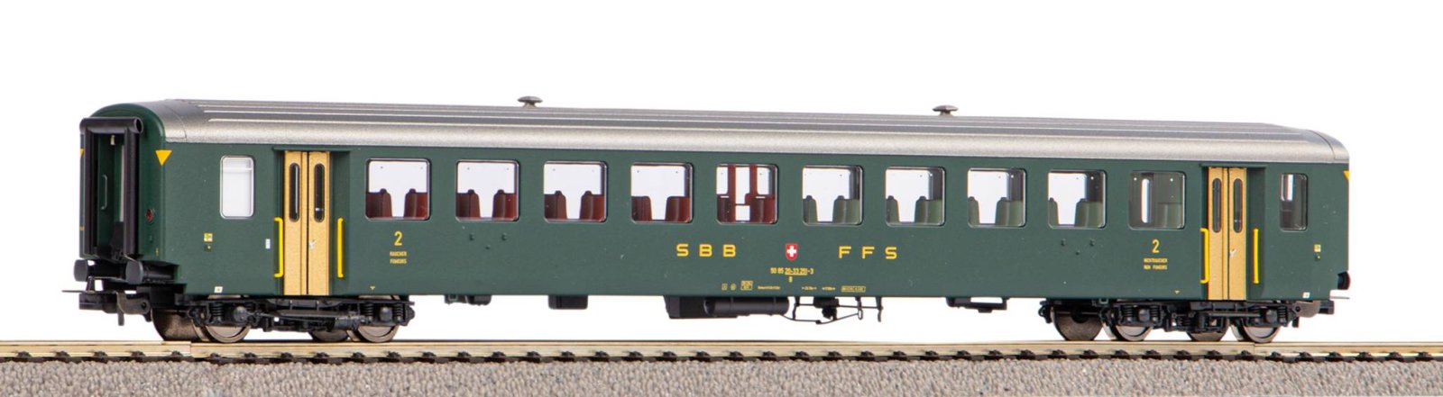 Personenwg. EW I 2. Kl. alte Schrift SBB IV