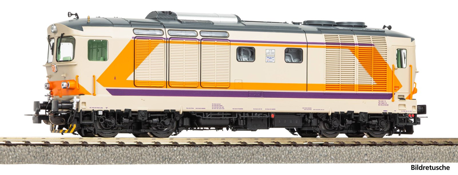 PIKO - D.445.1086 3. Serie Navetta FS V + PluX22 Diesellocomotief (Spoor H0) 22613