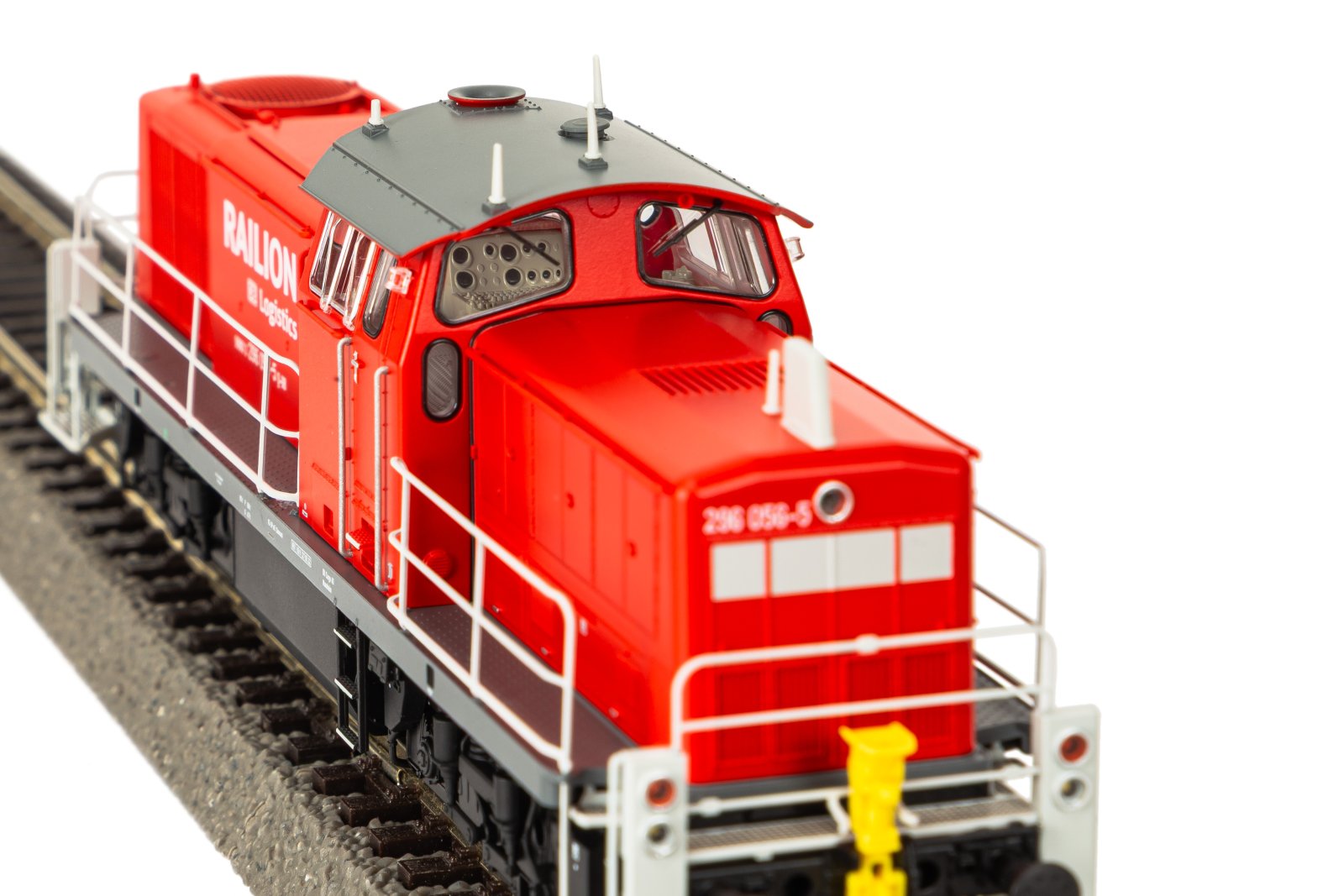 PIKO - Diesel locomotief BR 296 Railion VI met PluX22 sounddecoder (Spoor H0) 22045