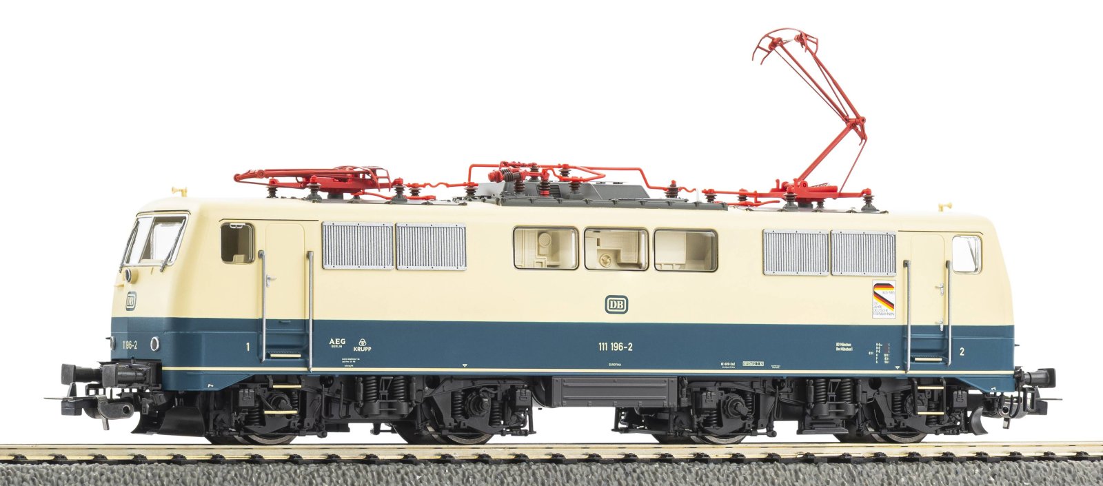 PIKO - Elektrische locomotief Sound BR 111 DB IV + PluX22 Dec (Spoor H0) 21846