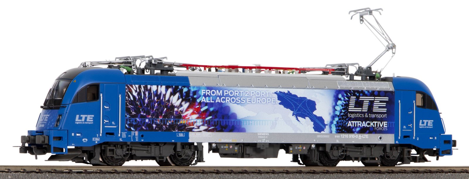 PIKO 21816 – LTE Rh 1216 elektrische locomotief – Sound – DC/2-rail – Tijdperk VI – H0