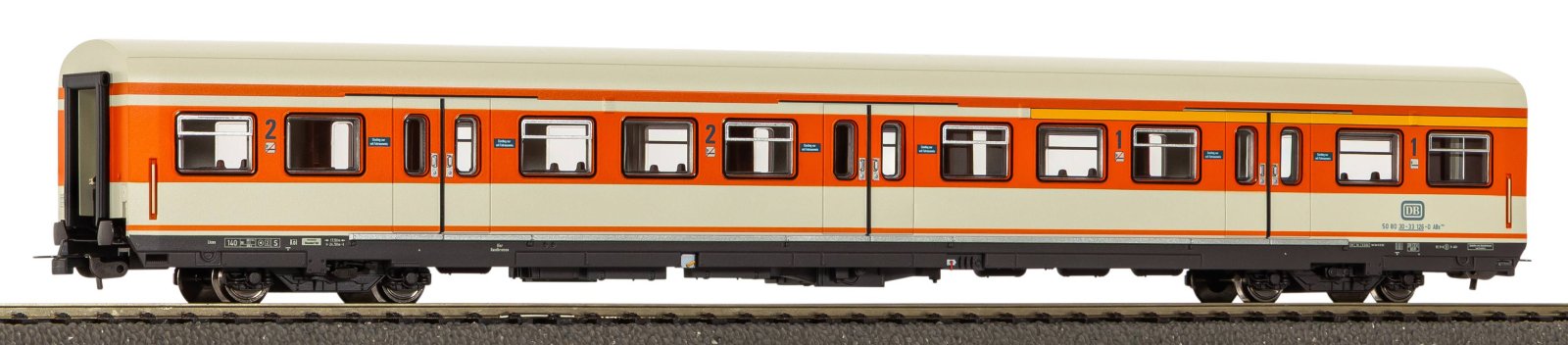 PIKO 58509 – DB S-Bahn X-rijtuig 1e/2e klasse personenrijtuig – Tijdperk IV – H0